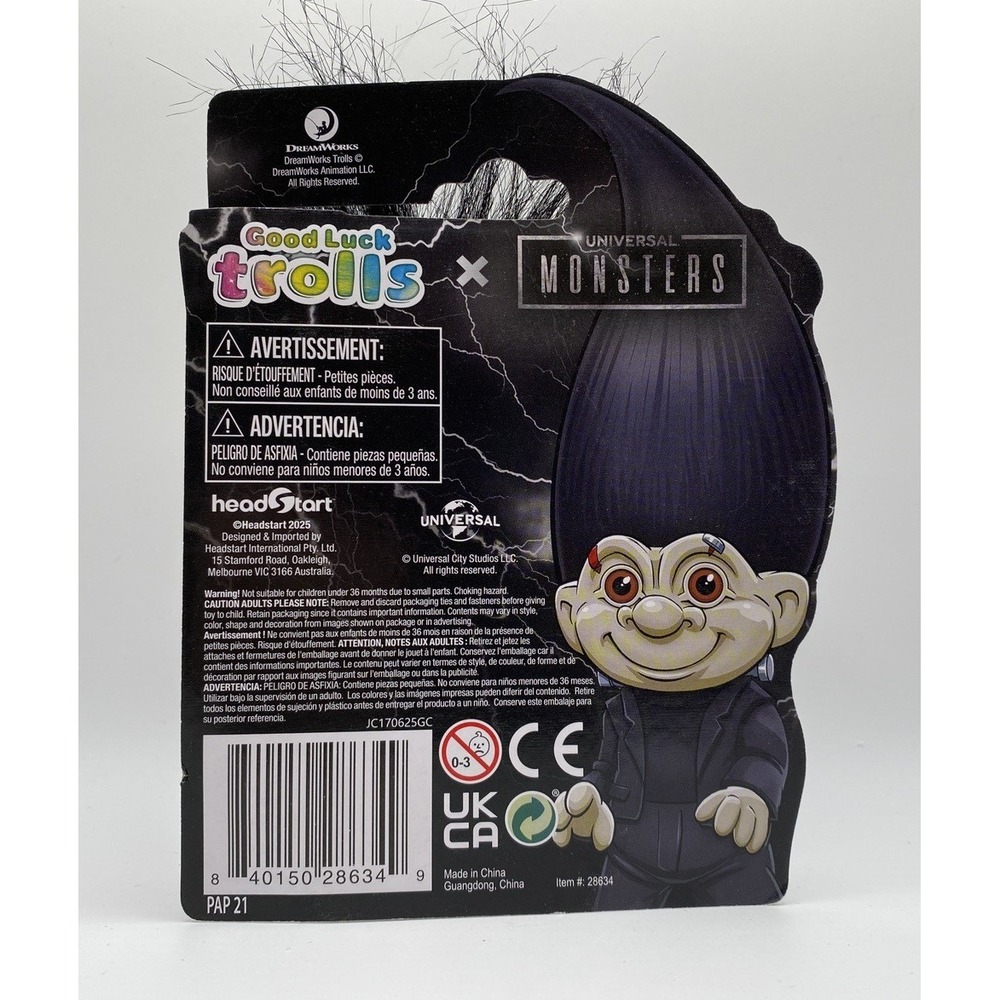 Good Luck Trolls Frankenstein's Monster Universal Monsters New - Picture 2 of 2